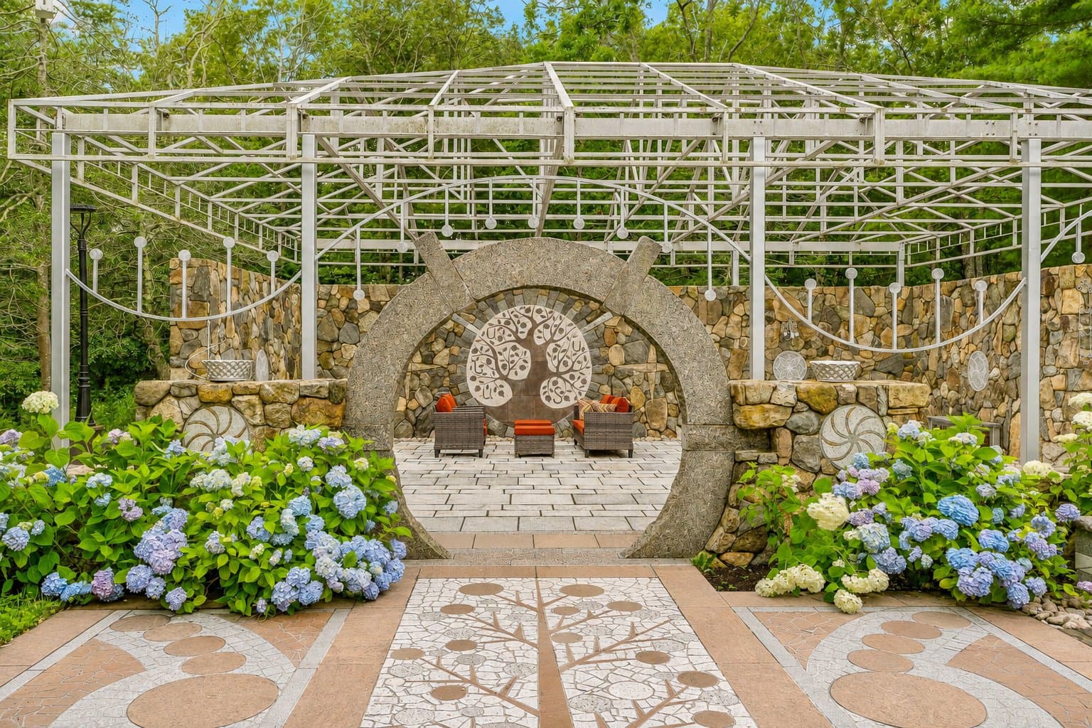 A walkthrough of the grounds at The Stone Manor.